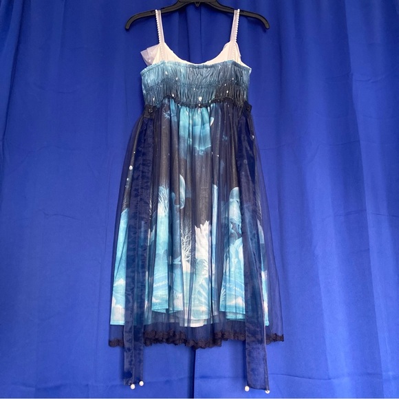 The Garden of the Sirens Ocean Vacation Style JSK Dress 💙🩵🤍 - Picture 2 of 16